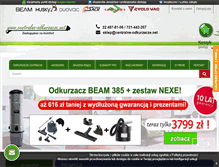 Tablet Screenshot of centralne-odkurzacze.net